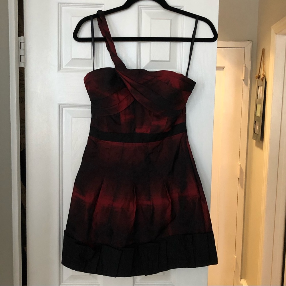 BCBG One Shoulder Dress